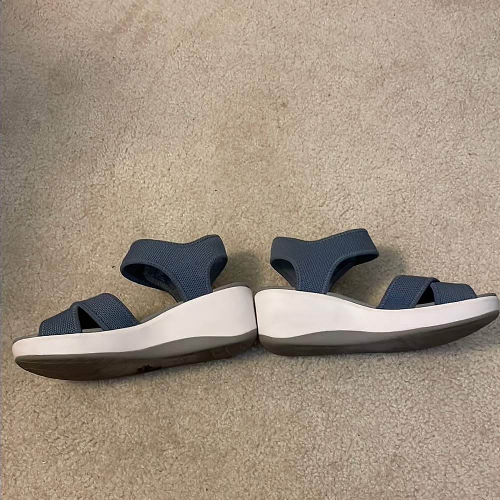Women's Blue Cloudstepper by Clarks Sandals